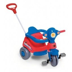 Triciclo Caresita Velocita, Grande, Para Nia/nio, Azul/lila
